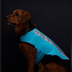 Healers Spot-Lite Dog Reflective Jacket W/Teal LED Lights, X-Small MSRP $59.95